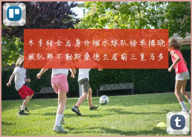 冬季转会后身价缩水球队榜单揭晓狼队那不勒斯桑德兰居前三皇马多特也在其中