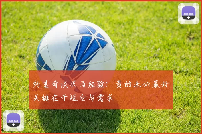 约基奇谈买马经验：贵的未必最好关键在于适合与需求